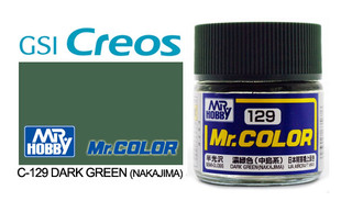 Mr Color C129 Semi Gloss Dark Green (Nakajima) 10ml