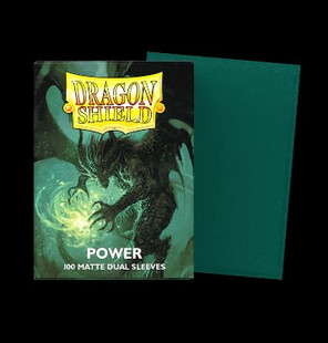 Dragon Shield Sleeves Standard Size 100pk - Matte DUAL Power Dragon Shield Sleeves Standard Size 100pk - Matte DUAL Power