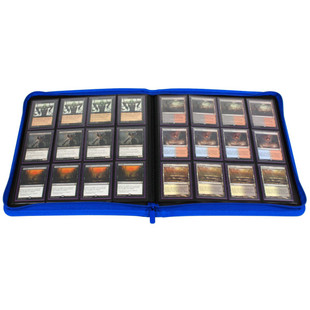 BCW Zipper Folio 12-Pocket LX - Blue