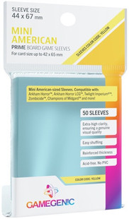 Gamegenic Prime Sleeves: Mini American 50pk (44x67mm) Gamegenic Prime Sleeves: Mini American 50pk (44x67mm)
