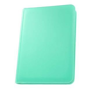 Palms Off STEALTH 9 Pocket Zip Binder - Turquoise