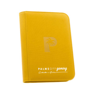 Palms Off Collector's Series 4 Pocket Zip Binder - Yellow