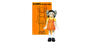 KAWS x Squid Game Young-Hee Vinyl Figure - Coloured KAWS x Squid Game Young-Hee Vinyl Figure - Coloured