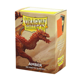 Dragon Shield Standard Sleeves 100pc Matte Amber