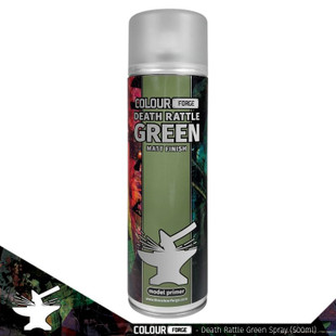 Colour Forge Aerosol Spray Primer 500ml - Death Rattle Green Colour Forge Aerosol Spray Primer 500ml - Death Rattle Green