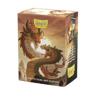 Dragon Shield Sleeves Standard Size 100pk - Matte Dual Art Year of the Wood Snake 2025