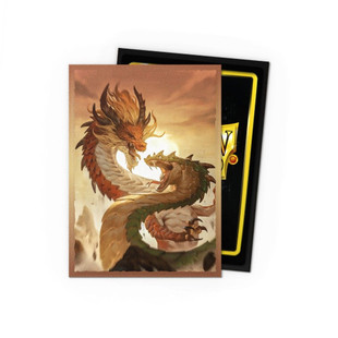 Dragon Shield Sleeves Standard Size 100pk - Matte Dual Art Year of the Wood Snake 2025