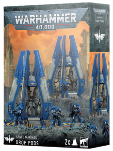 Space Marines Drop Pods