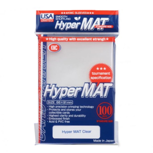 KMC Hyper MAT Standard Size Sleeves 80pk - Clear