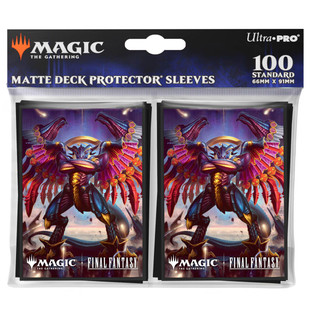 Ultra Pro Magic the Gathering Final Fantasy  Standard Deck Protector Sleeves 100ct - V6 Summon Bahamut