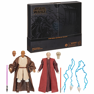 Star Wars The Black Series Mace Windu & Darth Sidious