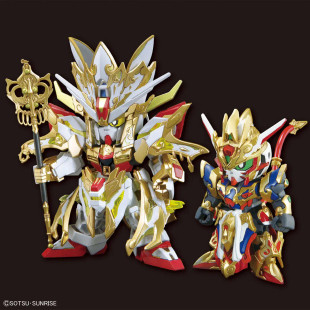 SDW Heroes: Goku Impulse Gundam & Sanzang Strike Freedom Gundam (Gundam Model Kit Set)