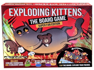 Exploding Kittens The Board Game Super Fan Edition