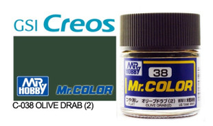 Mr Color C038 Flat Olive Drab 2 10ml