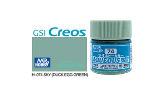 Mr Hobby Aqueous H074 Semi Gloss Sky 10ml