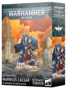 Space Marines Ultramarines Marneus Calgar In Armour Of Antilochus