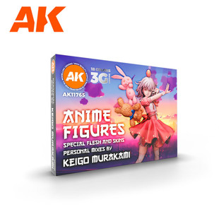 Ak Interactive 3Gen Sets - Anime Figures - Special Flesh And Skins - Signature Set By Keigo Murakam