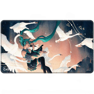 Ultra Pro X Secret Lair Hatsune Miku - Stitched Edge Playmat - Winter - Swan Son