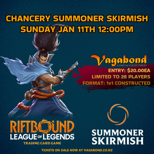 Riftbound TCG Sunday Afternoon Summoner Skirmish - Chancery January 11th 2025 (11:00AM)