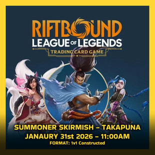 Riftbound TCG Saturday Afternoon Summoner Skirmish - Takapuna January 31st 2026 (11:00AM)