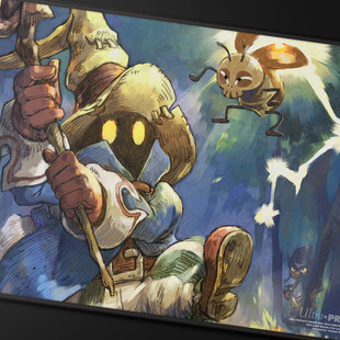Ultra Pro: Magic the Gathering - Final Fantasy Black Stitched Playmat Premium - Vivi