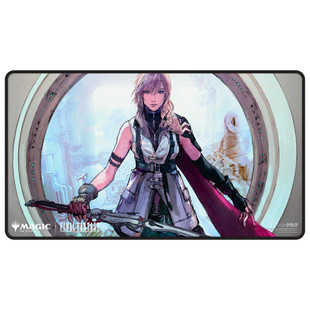 Ultra Pro: Magic the Gathering - Final Fantasy Black Stitched Playmat Premium - Lightning