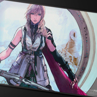 Ultra Pro: Magic the Gathering - Final Fantasy Black Stitched Playmat Premium - Lightning