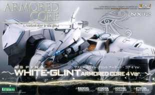 Armored Core: Aspina White-Glint -Armored Core 4 Ver.- 1/72 (Plastic Model Kit)
