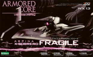 Armored Core: Aspina X-Sobrero Fragile 1/72 (Plastic Model Kit)