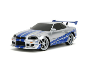 Jada: Fast & Furious - 1:24 2002 Nissan Skyline GT-R (BNR34 RC Car