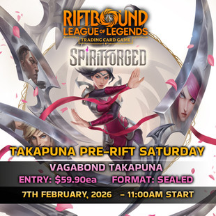 Riftbound TCG Saturday Afternoon Spiritforged  - Takapuna February 7th 2026 (11:00AM)