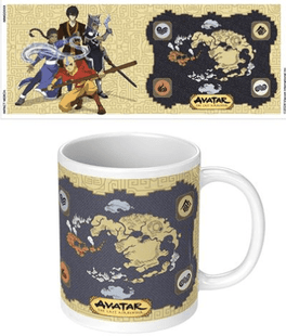 Avatar: The Last Airbender - Map - White Mug