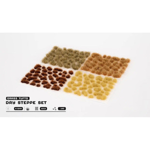Gamers Grass - Grass Tufts - Tuft Sets - Dry Steppe Set