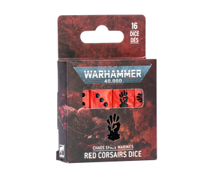 Chaos Space Marines Red Corsairs Dice