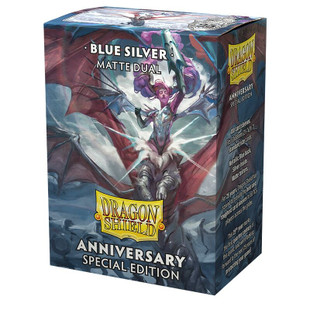Dragon Shield Anniversary Edition - Dual Matte Cobalt & Silver