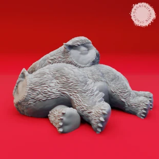 YKS Miniatures - Owlbear - Sleeping Cubs (M)