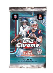 Topps 2025 Chrome NFL Football  Value Box