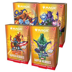 Magic the Gathering: Marvel Super Heroes - Collector Commander Deck (Set of 4)