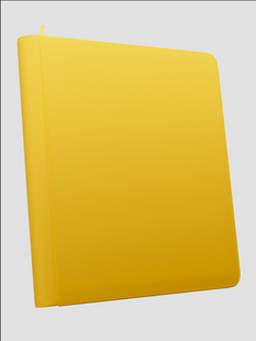 Palms Off STEALTH 12 Pocket Zip Binder - Yellow
