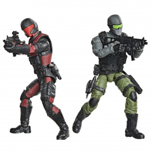 G.I. Joe Classified Series #218, Snake Eyes & Varmint ATV Vs. Stealth Viper & Cobra Stealth Flight Pod (Trubble Bubble)