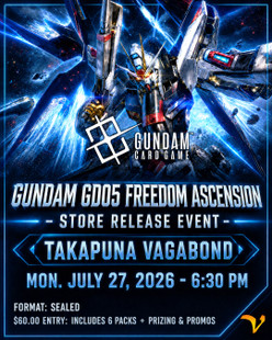 Gundam Card Game GD05 Release Event Monday, 27th July - 6:30PM (TAKAPUNA)