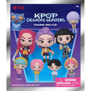 KPop Demon Hunters – 3D PVC Bag Clips S1 (Blind Bag)