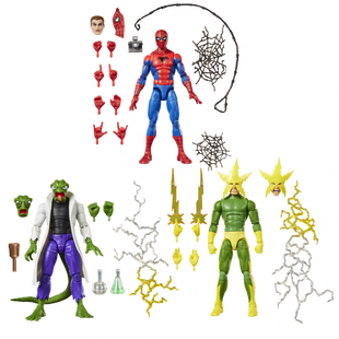 Marvel Legends Series Spider-Man, Marvel's Lizard, & Marvel's Electro