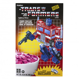 Transformers Optimus Prime & Autobot Jazz Cereal Box Set