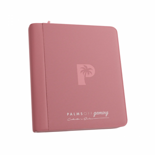 Palms Off Collector's Series 4pkt Top Loader Zip Binder - Pink