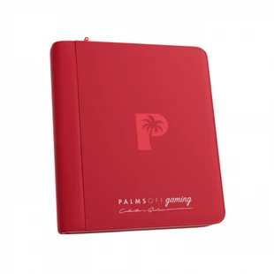 Palms Off Collector's Series 4pkt Top Loader Zip Binder - Red