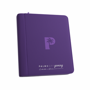 Palms Off Collector's Series 4pkt Top Loader Zip Binder - Purple
