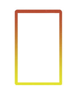 Crossguard Graded Card Slab Bumper for PSA - Gradient Glitter Orange/Yellow