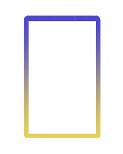 Crossguard Graded Card Slab Bumper for PSA - Gradient Glitter Blue/Yellow