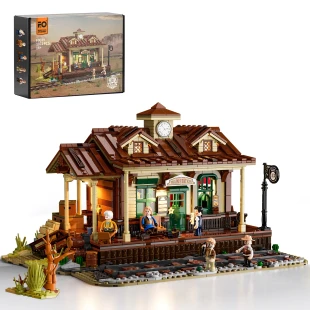 Lumibricks: The Old West - West Train Station (1974PCS)
